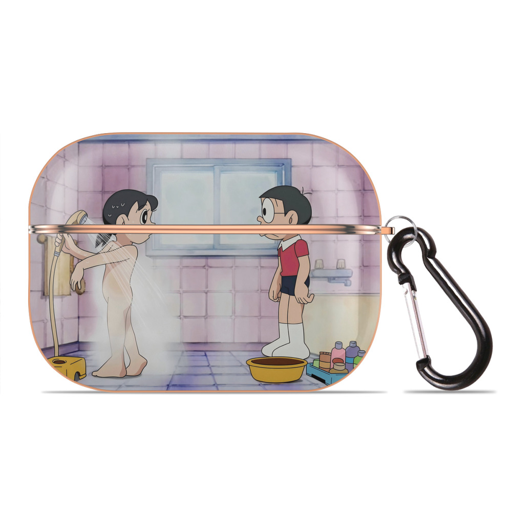 （画像用） ドラえもん Doraemon 【AirPods Pro用】ハードシェル保護ケース｜耐衝撃・防指紋・カラビナ付き商品仕様