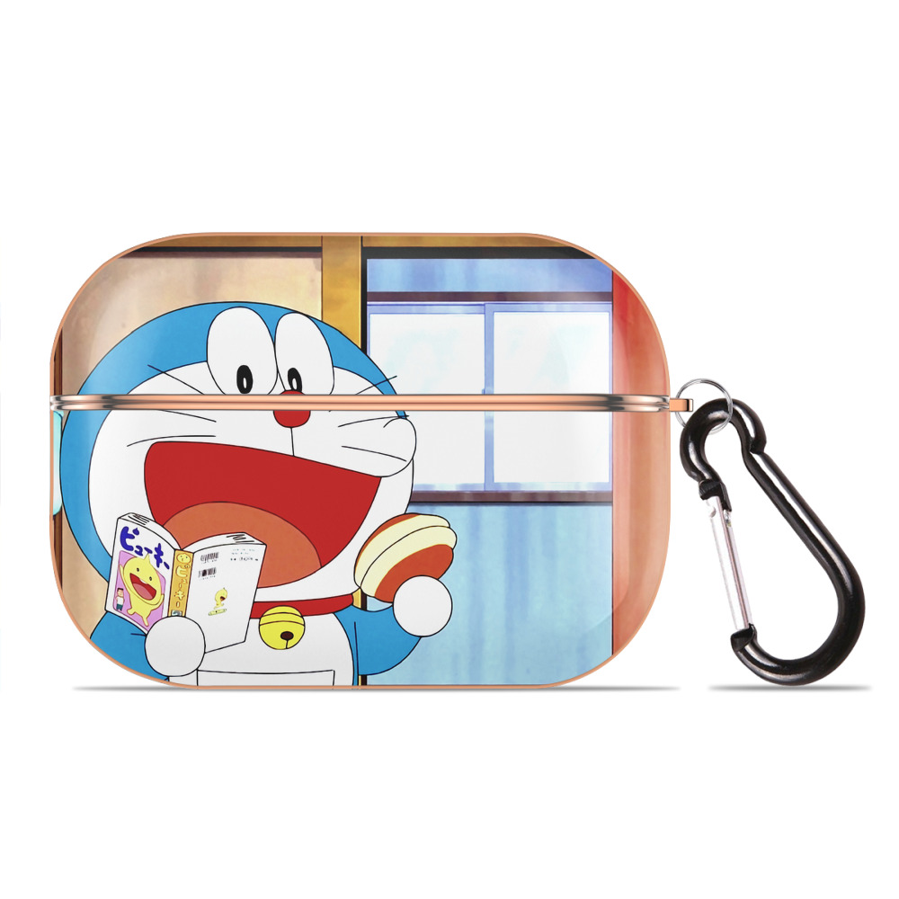（画像用） ドラえもん Doraemon 【AirPods Pro用】ハードシェル保護ケース｜耐衝撃・防指紋・カラビナ付き商品仕様