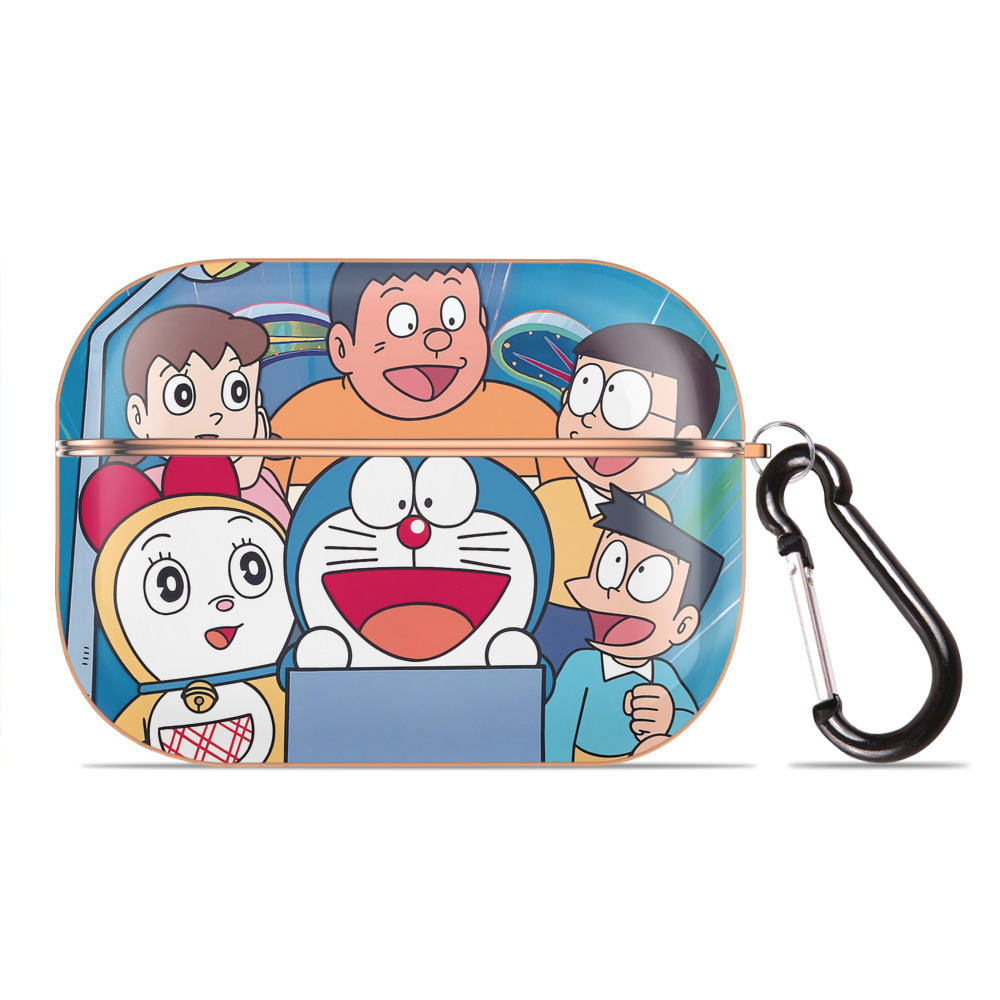 （画像用） ドラえもん Doraemon 【AirPods Pro用】ハードシェル保護ケース｜耐衝撃・防指紋・カラビナ付き商品仕様