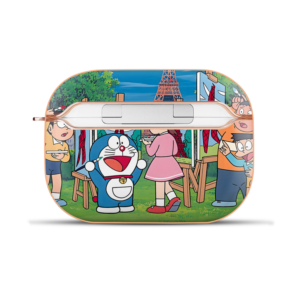 （画像用） ドラえもん Doraemon 【AirPods Pro用】ハードシェル保護ケース｜耐衝撃・防指紋・カラビナ付き商品仕様