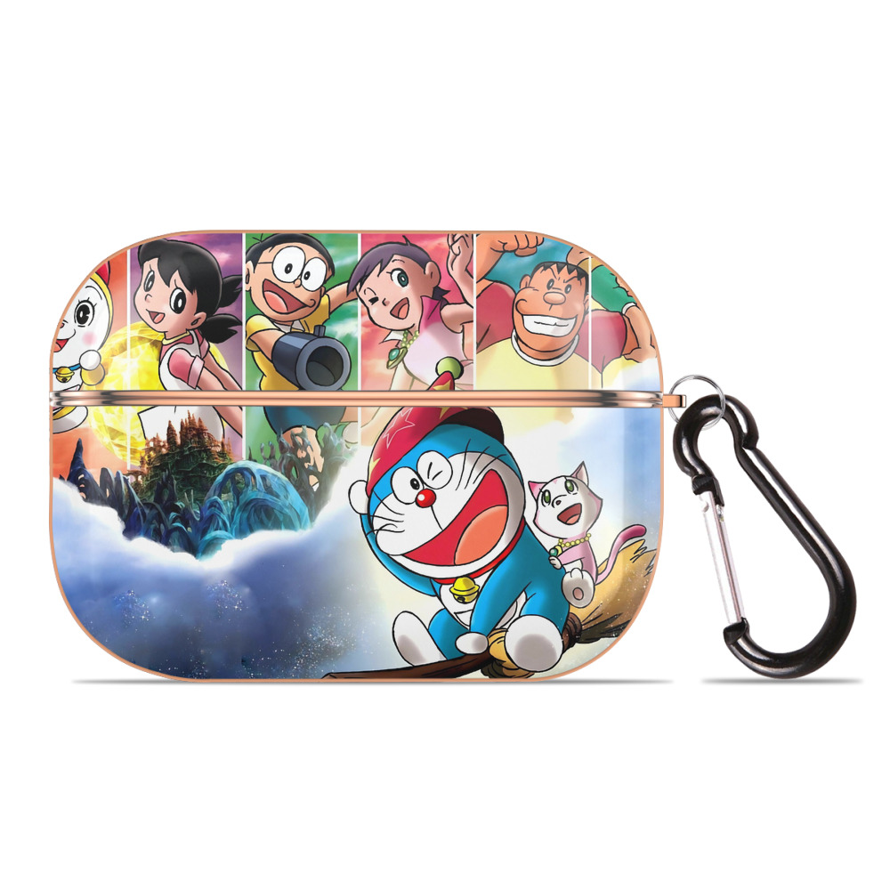 （画像用） ドラえもん Doraemon 【AirPods Pro用】ハードシェル保護ケース｜耐衝撃・防指紋・カラビナ付き商品仕様