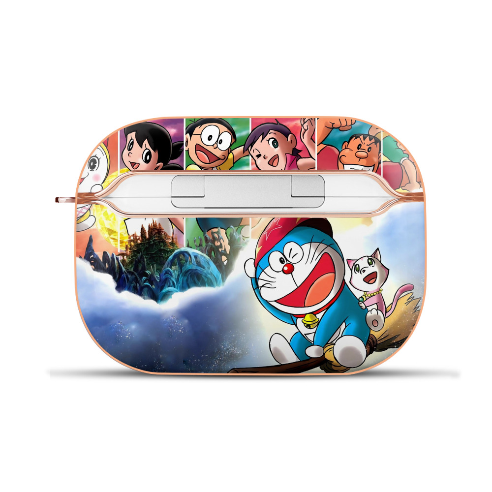 （画像用） ドラえもん Doraemon 【AirPods Pro用】ハードシェル保護ケース｜耐衝撃・防指紋・カラビナ付き商品仕様