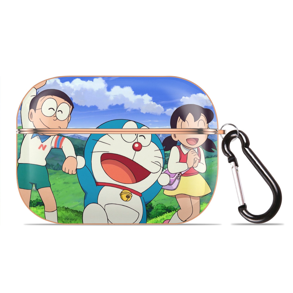 （画像用） ドラえもん Doraemon 【AirPods Pro用】ハードシェル保護ケース｜耐衝撃・防指紋・カラビナ付き商品仕様