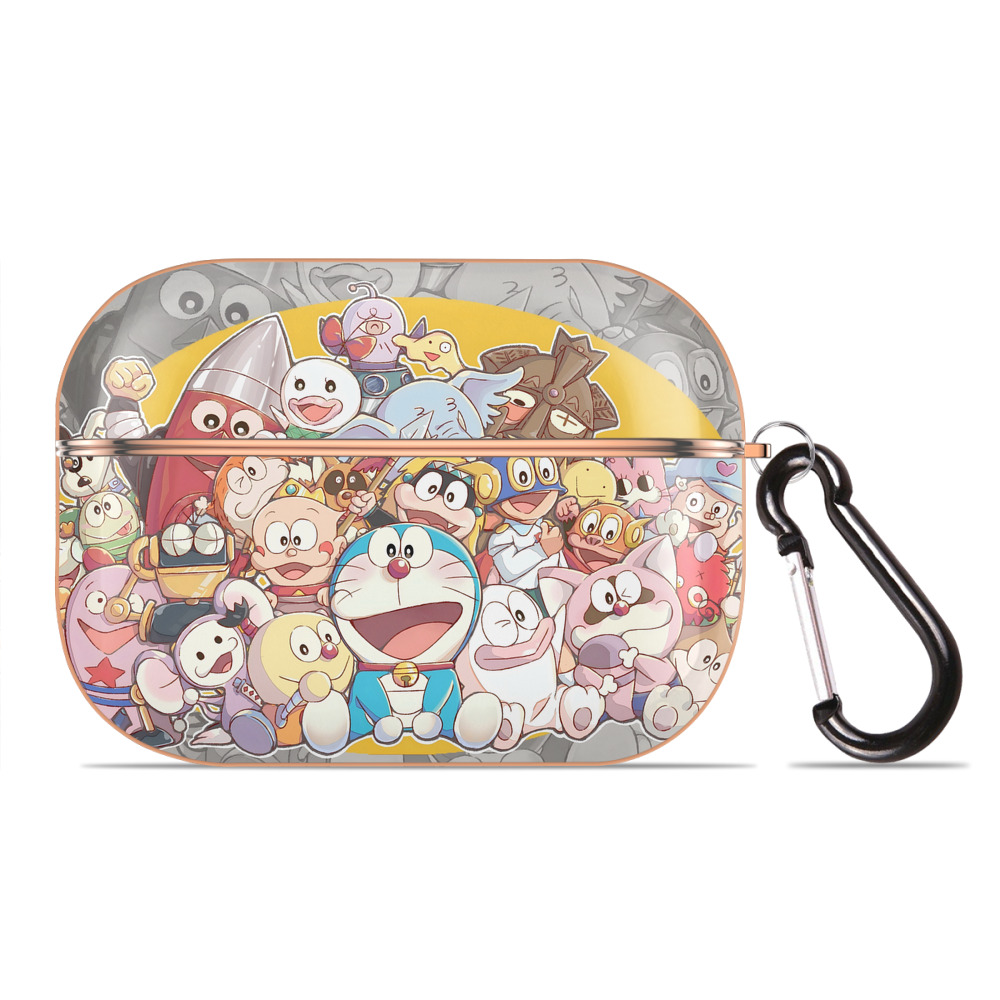 （画像用） ドラえもん Doraemon 【AirPods Pro用】ハードシェル保護ケース｜耐衝撃・防指紋・カラビナ付き商品仕様