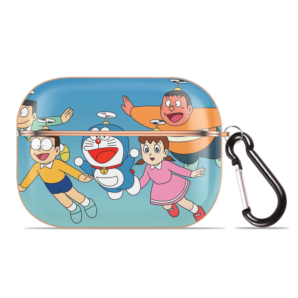 （画像用） ドラえもん Doraemon 【AirPods Pro用】ハードシェル保護ケース｜耐衝撃・防指紋・カラビナ付き商品仕様