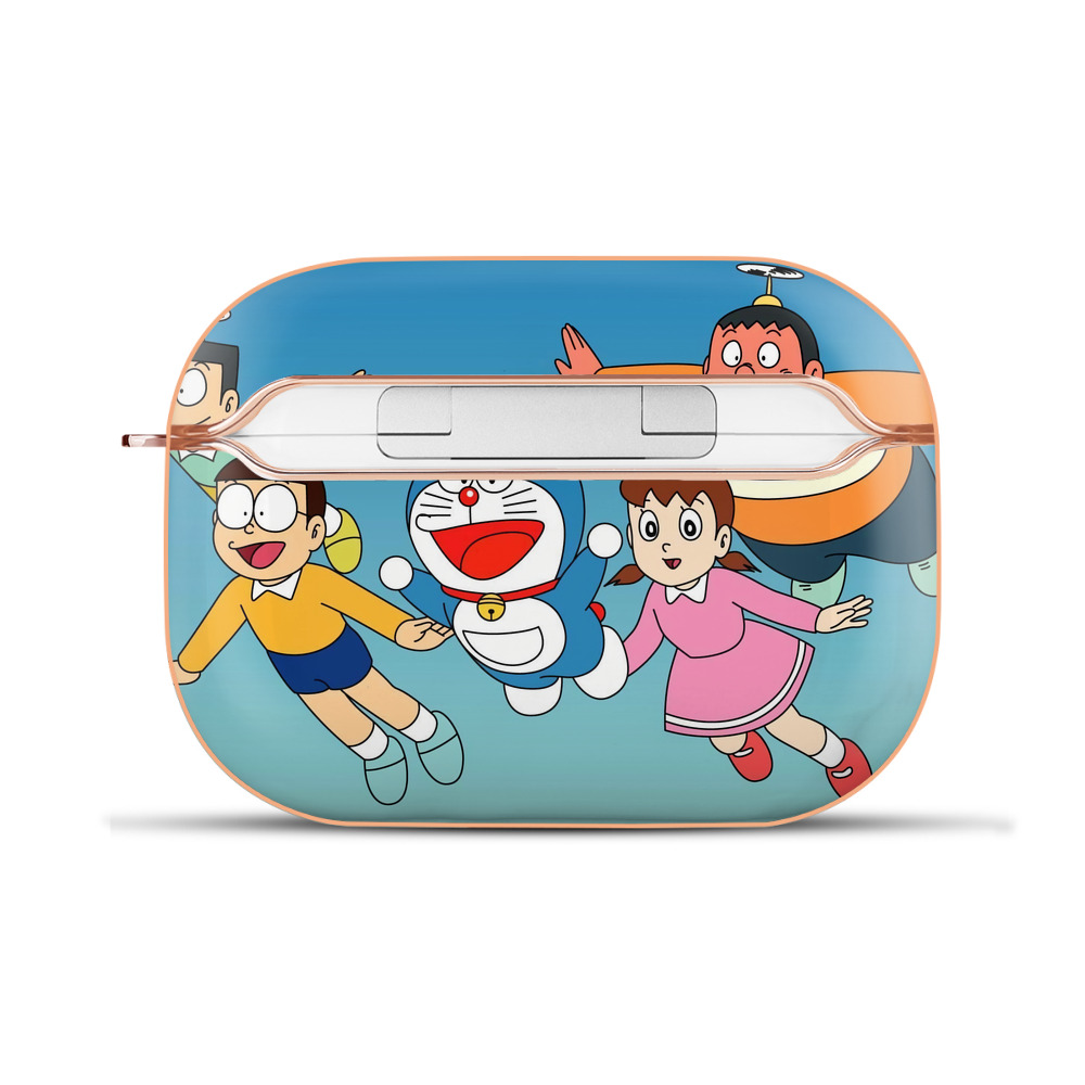 （画像用） ドラえもん Doraemon 【AirPods Pro用】ハードシェル保護ケース｜耐衝撃・防指紋・カラビナ付き商品仕様