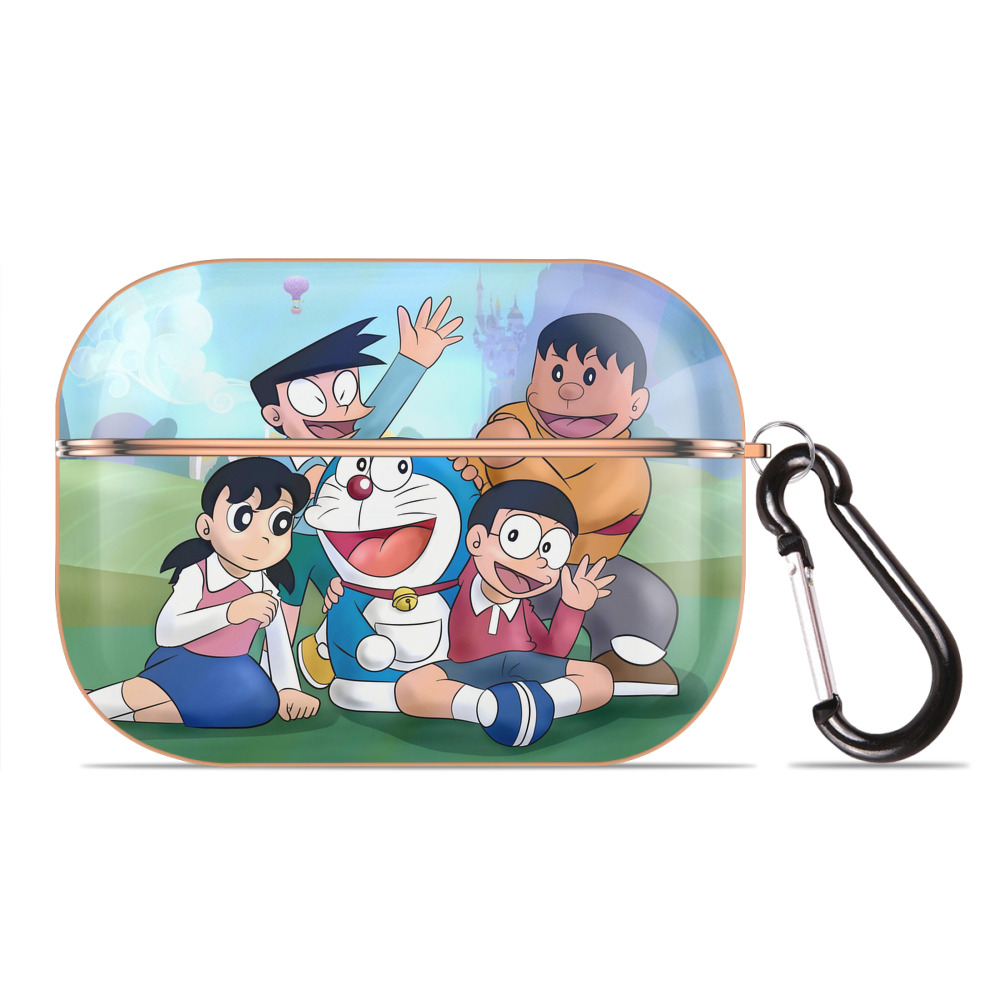 （画像用） ドラえもん Doraemon 【AirPods Pro用】ハードシェル保護ケース｜耐衝撃・防指紋・カラビナ付き商品仕様