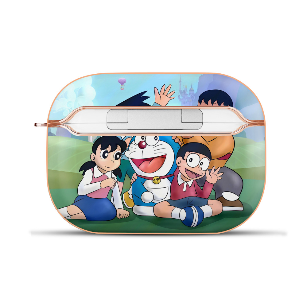 （画像用） ドラえもん Doraemon 【AirPods Pro用】ハードシェル保護ケース｜耐衝撃・防指紋・カラビナ付き商品仕様