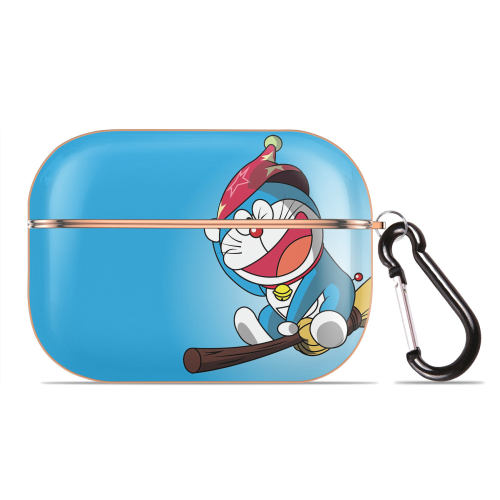（画像用） ドラえもん Doraemon 【AirPods Pro用】ハードシェル保護ケース｜耐衝撃・防指紋・カラビナ付き商品仕様
