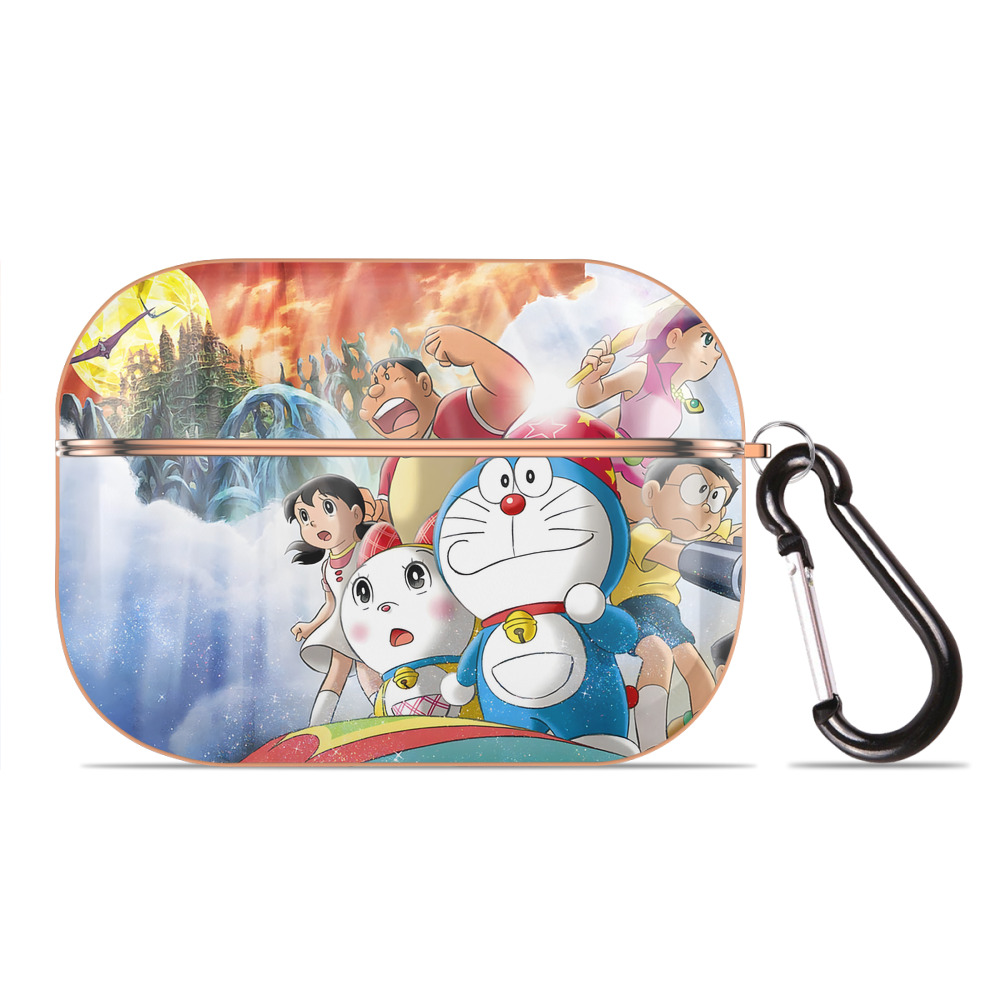 （画像用） ドラえもん Doraemon 【AirPods Pro用】ハードシェル保護ケース｜耐衝撃・防指紋・カラビナ付き商品仕様
