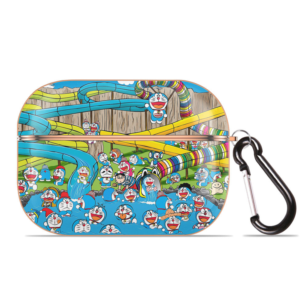 （画像用） ドラえもん Doraemon 【AirPods Pro用】ハードシェル保護ケース｜耐衝撃・防指紋・カラビナ付き商品仕様