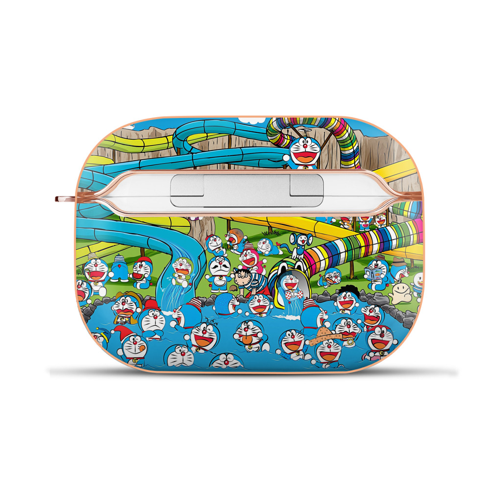 （画像用） ドラえもん Doraemon 【AirPods Pro用】ハードシェル保護ケース｜耐衝撃・防指紋・カラビナ付き商品仕様
