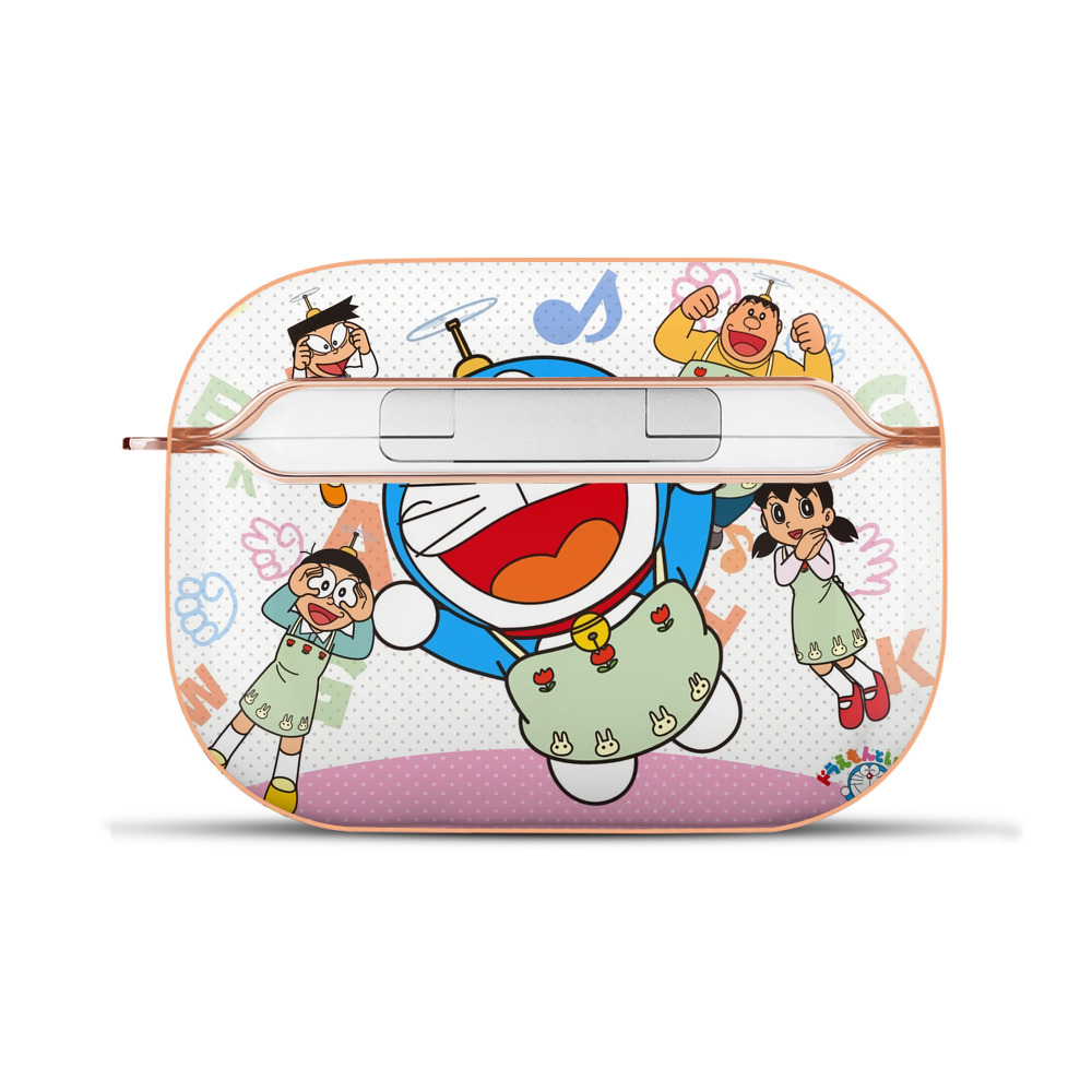 （画像用） ドラえもん Doraemon 【AirPods Pro用】ハードシェル保護ケース｜耐衝撃・防指紋・カラビナ付き商品仕様