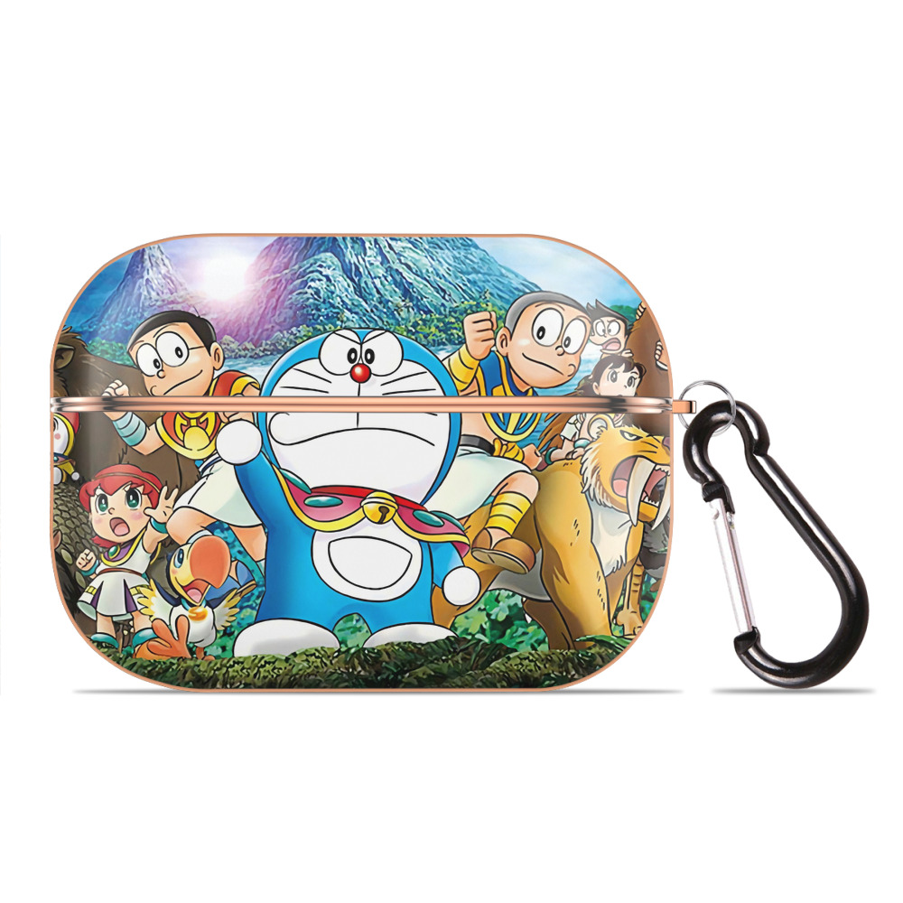 （画像用） ドラえもん Doraemon 【AirPods Pro用】ハードシェル保護ケース｜耐衝撃・防指紋・カラビナ付き商品仕様