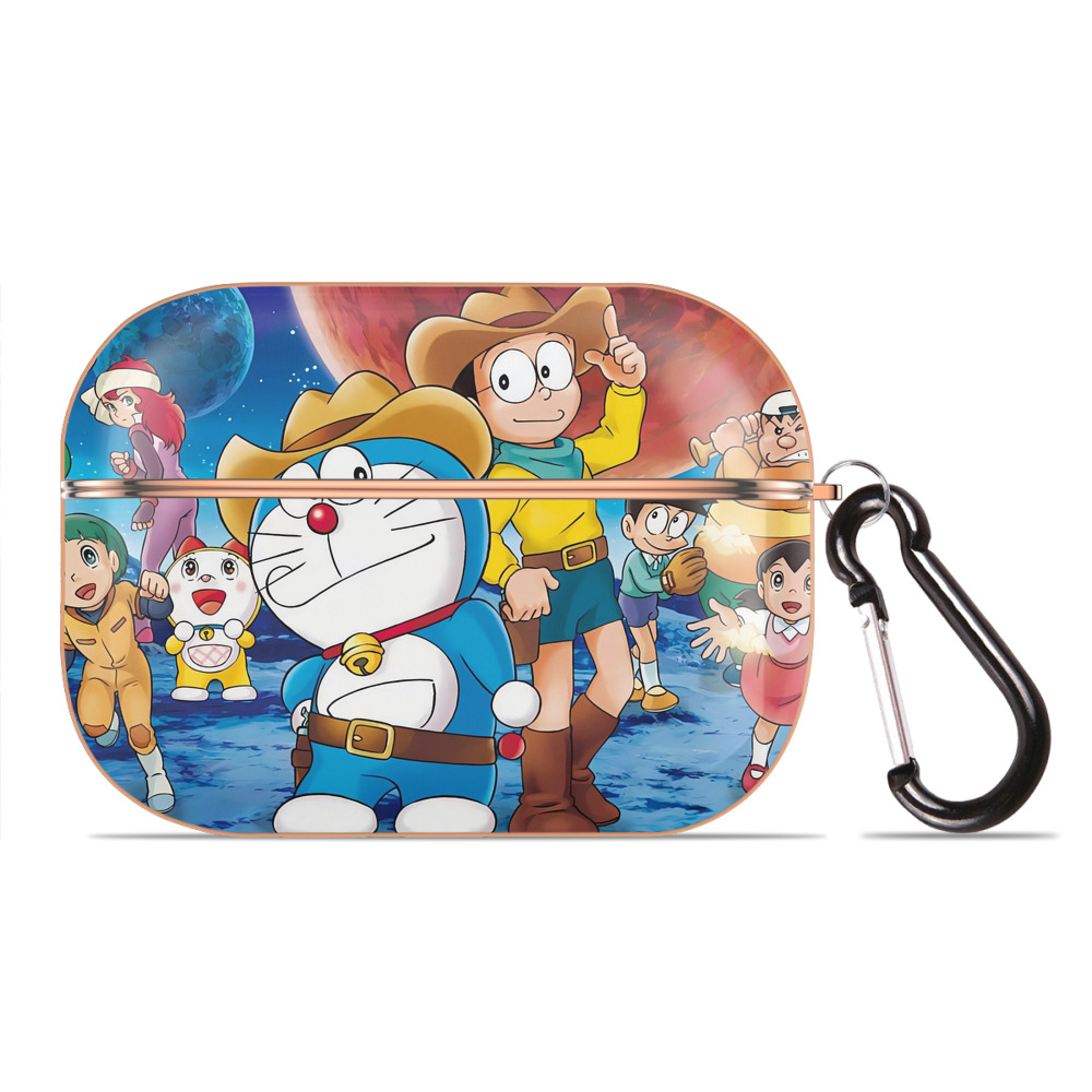 （画像用） ドラえもん Doraemon 【AirPods Pro用】ハードシェル保護ケース｜耐衝撃・防指紋・カラビナ付き商品仕様