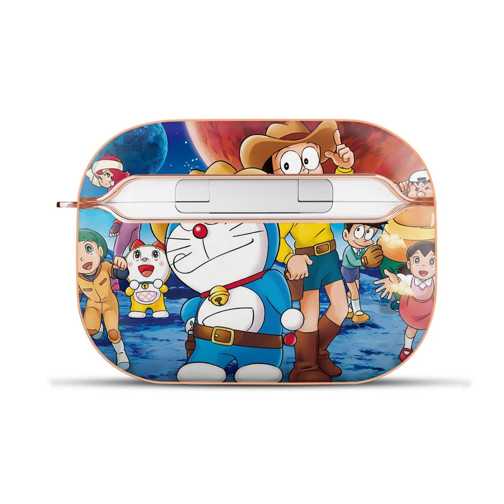 （画像用） ドラえもん Doraemon 【AirPods Pro用】ハードシェル保護ケース｜耐衝撃・防指紋・カラビナ付き商品仕様