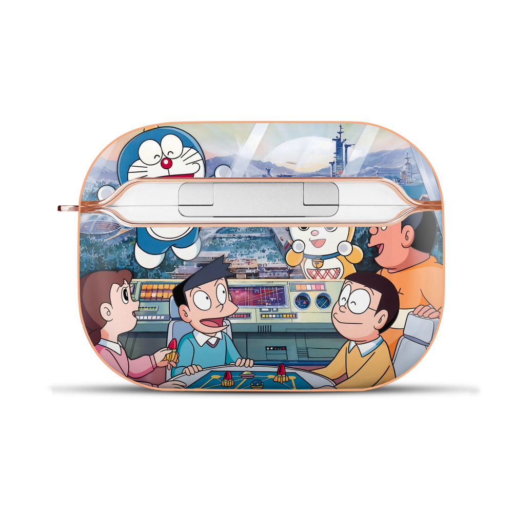 （画像用） ドラえもん Doraemon 【AirPods Pro用】ハードシェル保護ケース｜耐衝撃・防指紋・カラビナ付き商品仕様
