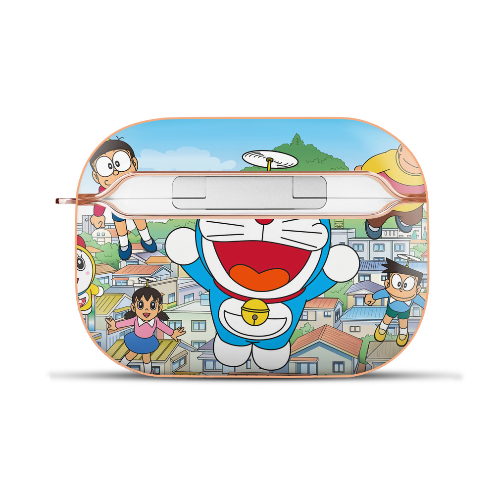 （画像用） ドラえもん Doraemon 【AirPods Pro用】ハードシェル保護ケース｜耐衝撃・防指紋・カラビナ付き商品仕様