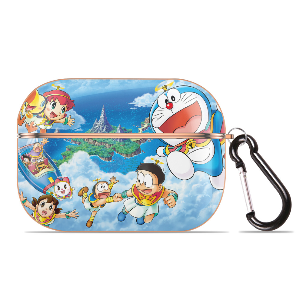 （画像用） ドラえもん Doraemon 【AirPods Pro用】ハードシェル保護ケース｜耐衝撃・防指紋・カラビナ付き商品仕様
