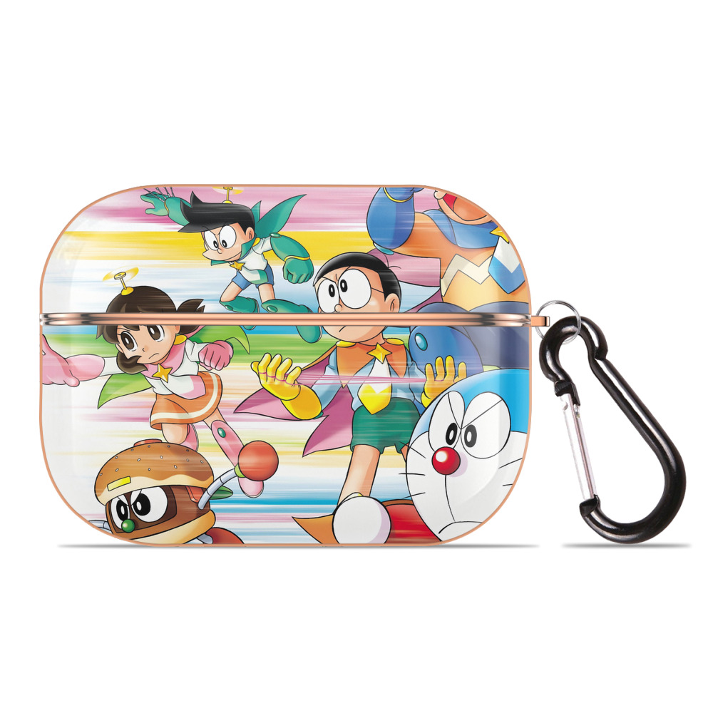 （画像用） ドラえもん Doraemon 【AirPods Pro用】ハードシェル保護ケース｜耐衝撃・防指紋・カラビナ付き商品仕様