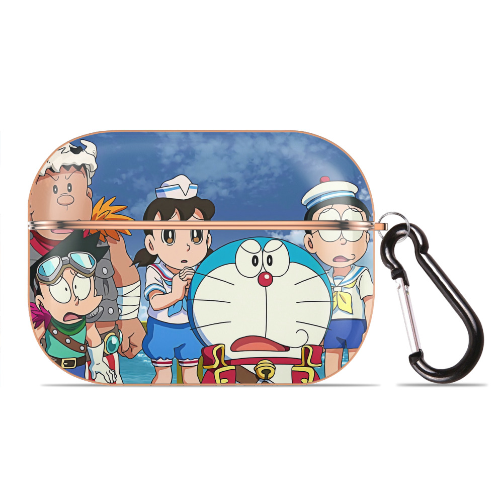 （画像用） ドラえもん Doraemon 【AirPods Pro用】ハードシェル保護ケース｜耐衝撃・防指紋・カラビナ付き商品仕様