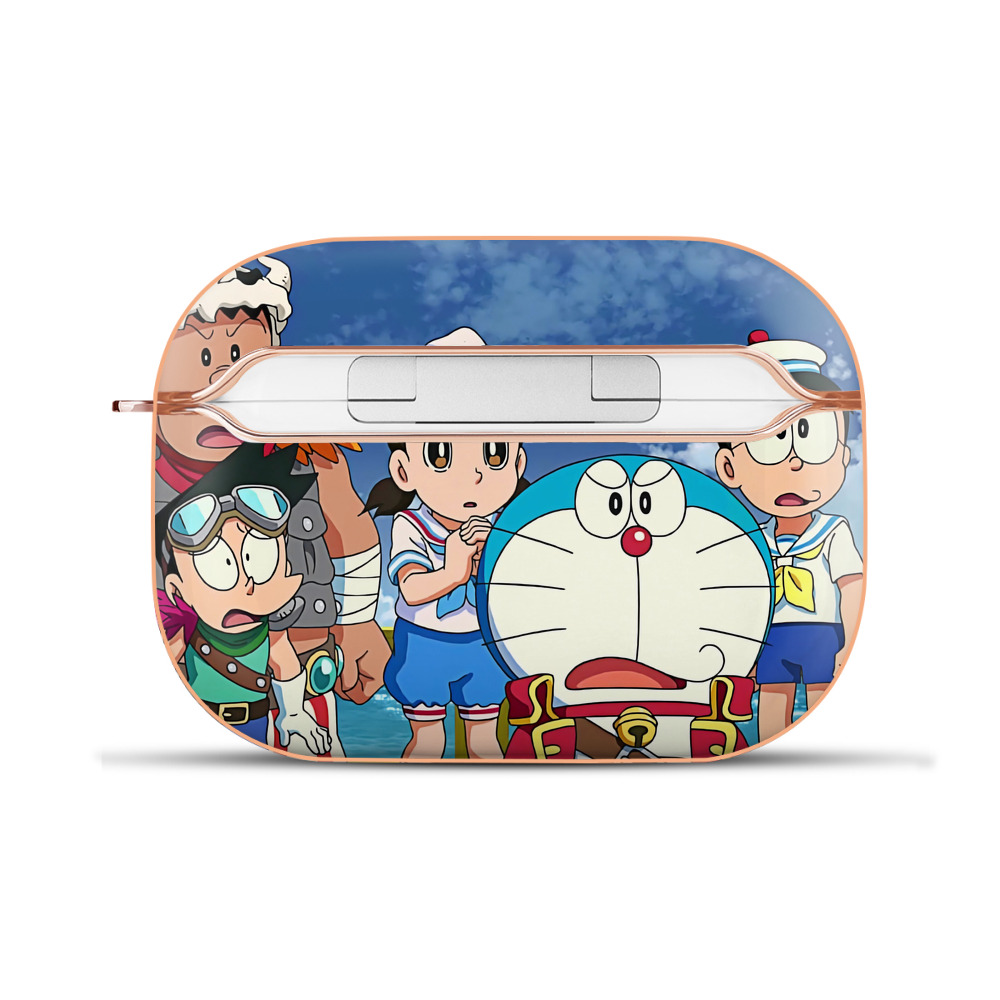 （画像用） ドラえもん Doraemon 【AirPods Pro用】ハードシェル保護ケース｜耐衝撃・防指紋・カラビナ付き商品仕様