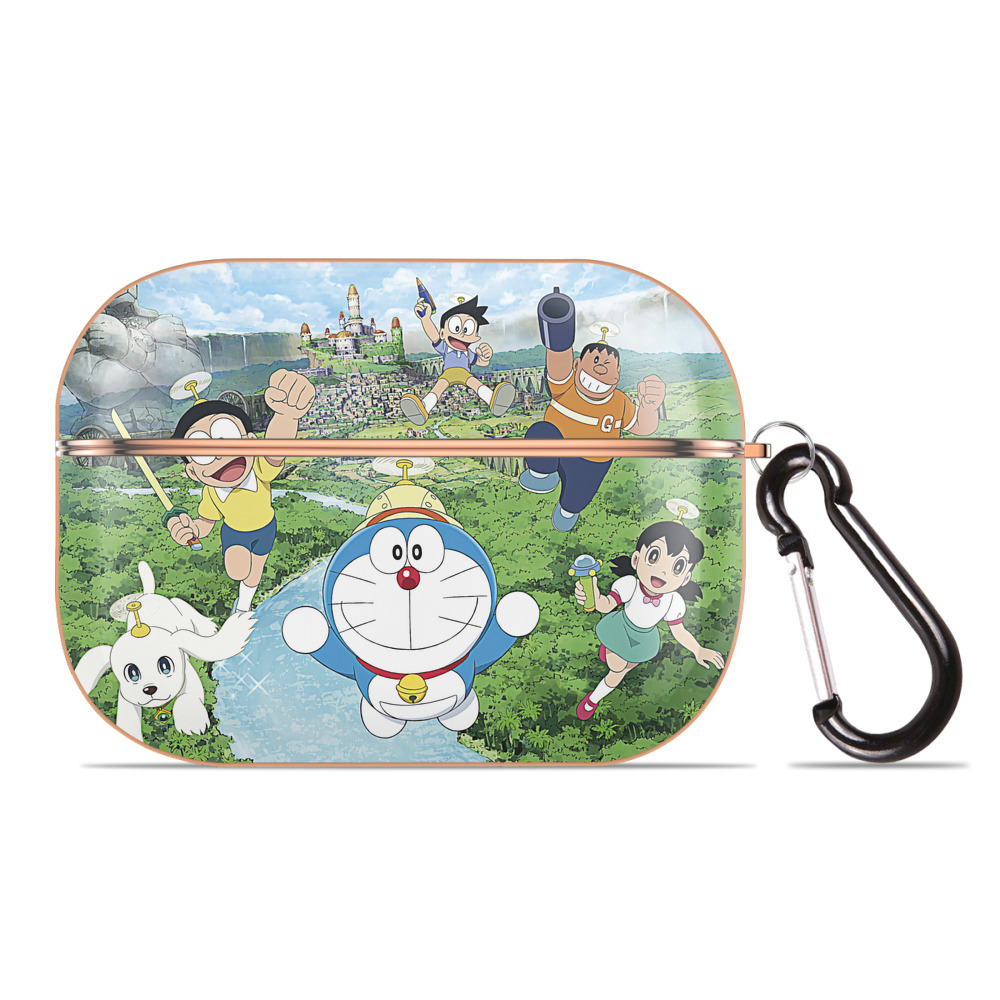 （画像用） ドラえもん Doraemon 【AirPods Pro用】ハードシェル保護ケース｜耐衝撃・防指紋・カラビナ付き商品仕様