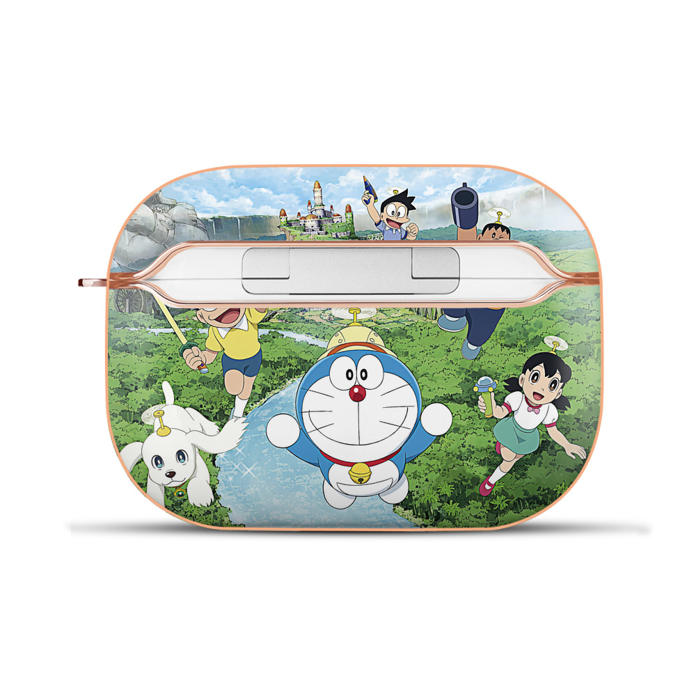 （画像用） ドラえもん Doraemon 【AirPods Pro用】ハードシェル保護ケース｜耐衝撃・防指紋・カラビナ付き商品仕様