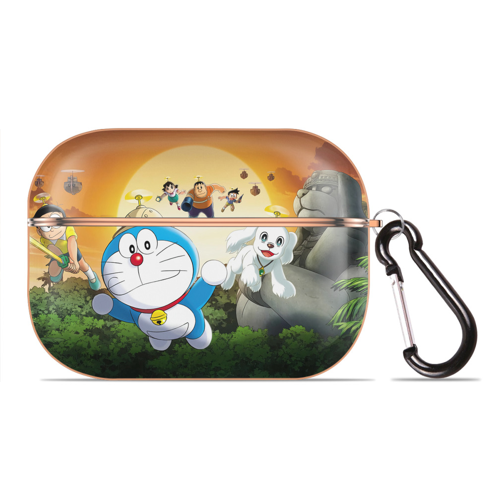 （画像用） ドラえもん Doraemon 【AirPods Pro用】ハードシェル保護ケース｜耐衝撃・防指紋・カラビナ付き商品仕様