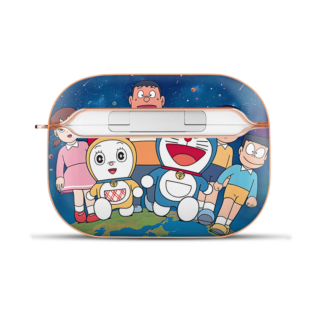 （画像用） ドラえもん Doraemon 【AirPods Pro用】ハードシェル保護ケース｜耐衝撃・防指紋・カラビナ付き商品仕様