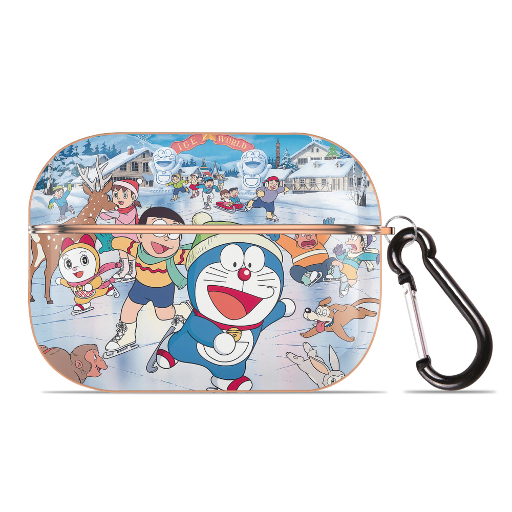 （画像用） ドラえもん Doraemon 【AirPods Pro用】ハードシェル保護ケース｜耐衝撃・防指紋・カラビナ付き商品仕様