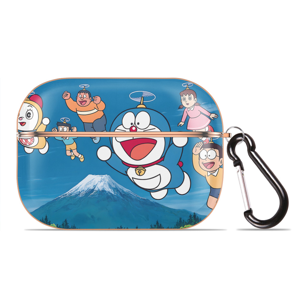 （画像用） ドラえもん Doraemon 【AirPods Pro用】ハードシェル保護ケース｜耐衝撃・防指紋・カラビナ付き商品仕様