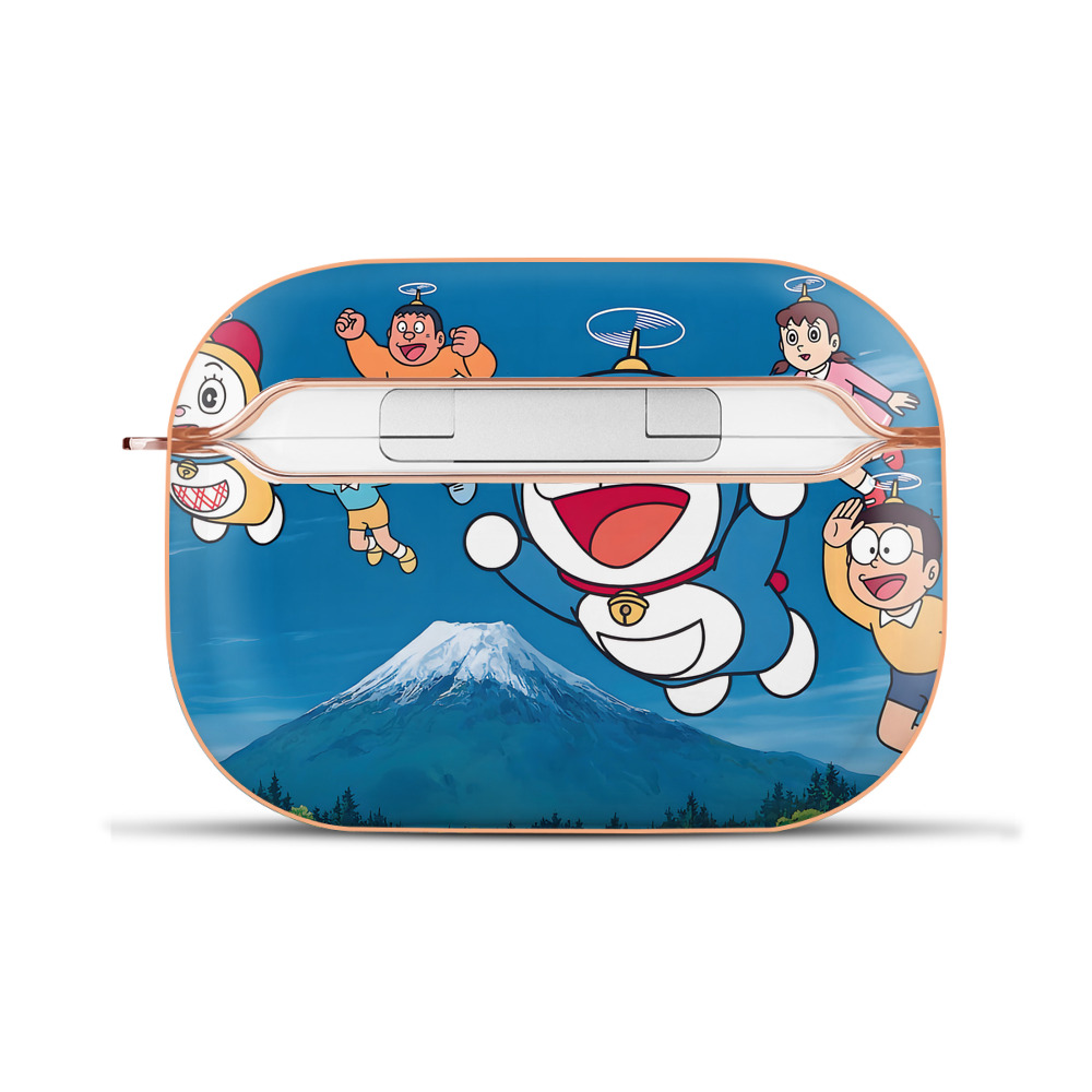 （画像用） ドラえもん Doraemon 【AirPods Pro用】ハードシェル保護ケース｜耐衝撃・防指紋・カラビナ付き商品仕様