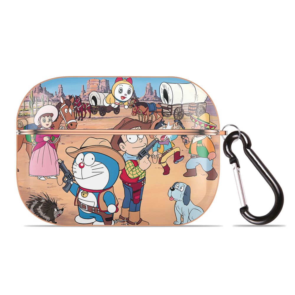 （画像用） ドラえもん Doraemon 【AirPods Pro用】ハードシェル保護ケース｜耐衝撃・防指紋・カラビナ付き商品仕様