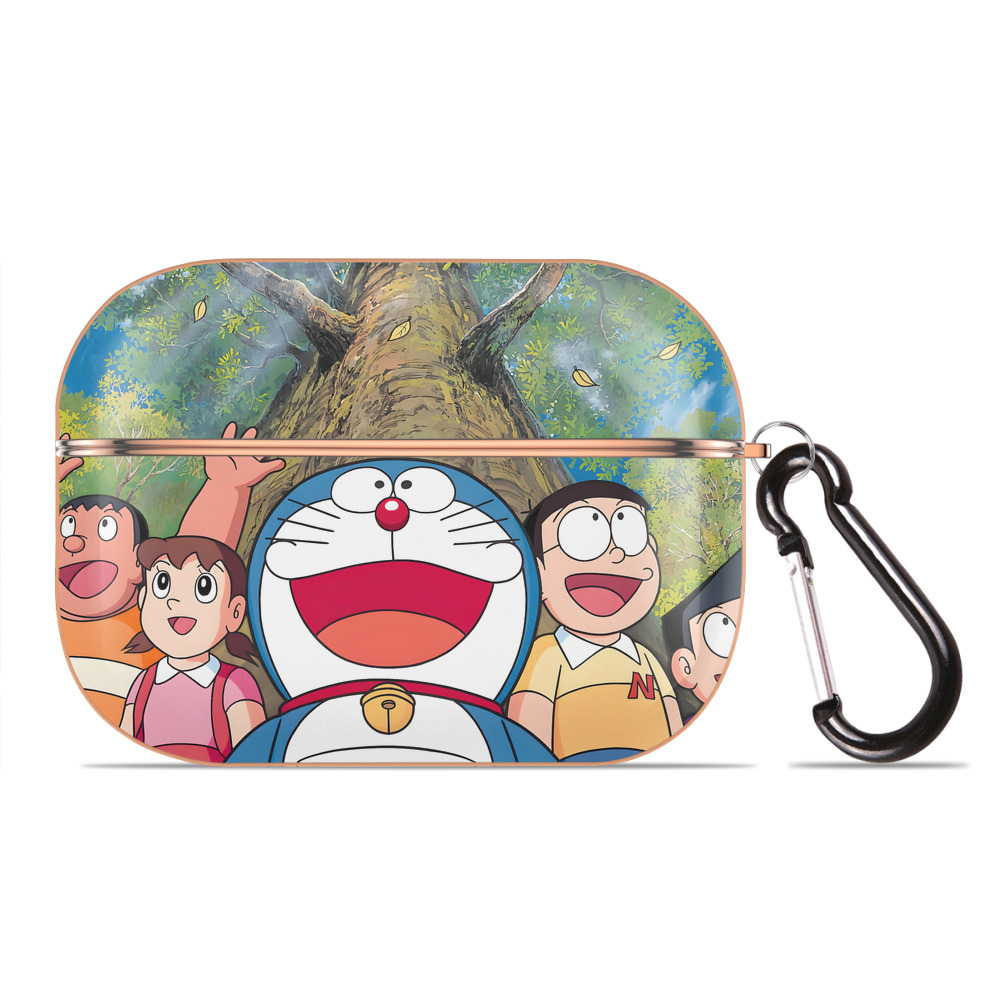 （画像用） ドラえもん Doraemon 【AirPods Pro用】ハードシェル保護ケース｜耐衝撃・防指紋・カラビナ付き商品仕様