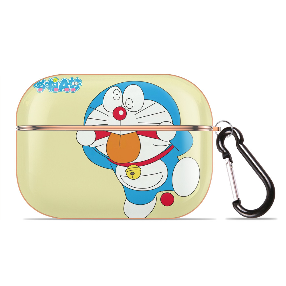 （画像用） ドラえもん Doraemon 【AirPods Pro用】ハードシェル保護ケース｜耐衝撃・防指紋・カラビナ付き商品仕様