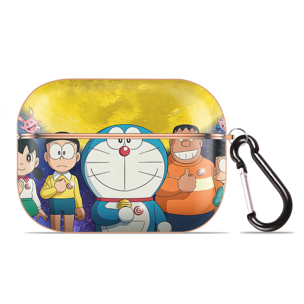 （画像用） ドラえもん Doraemon 【AirPods Pro用】ハードシェル保護ケース｜耐衝撃・防指紋・カラビナ付き商品仕様