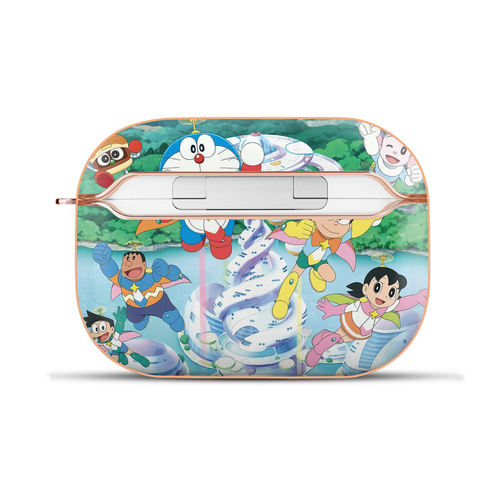 （画像用） ドラえもん Doraemon 【AirPods Pro用】ハードシェル保護ケース｜耐衝撃・防指紋・カラビナ付き商品仕様