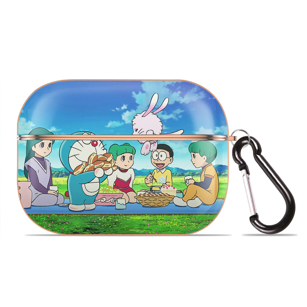 （画像用） ドラえもん Doraemon 【AirPods Pro用】ハードシェル保護ケース｜耐衝撃・防指紋・カラビナ付き商品仕様