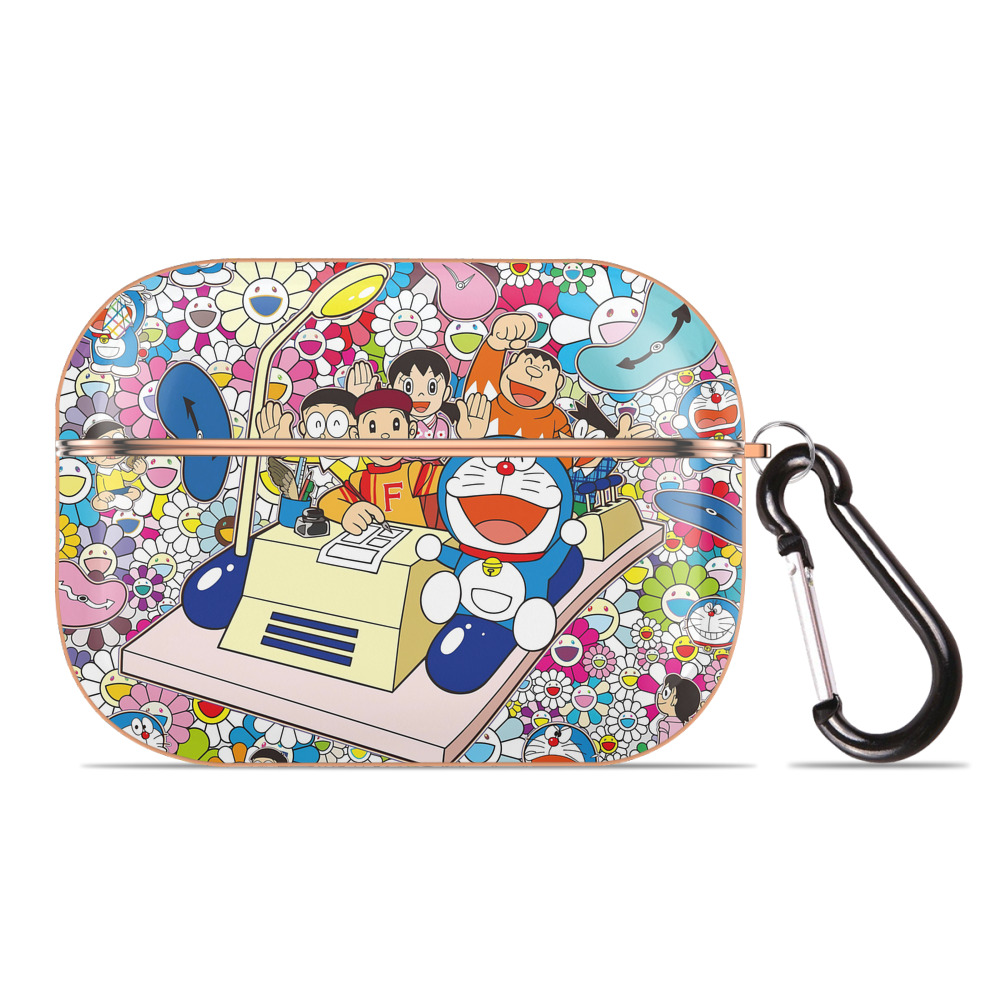 （画像用） ドラえもん Doraemon 【AirPods Pro用】ハードシェル保護ケース｜耐衝撃・防指紋・カラビナ付き商品仕様