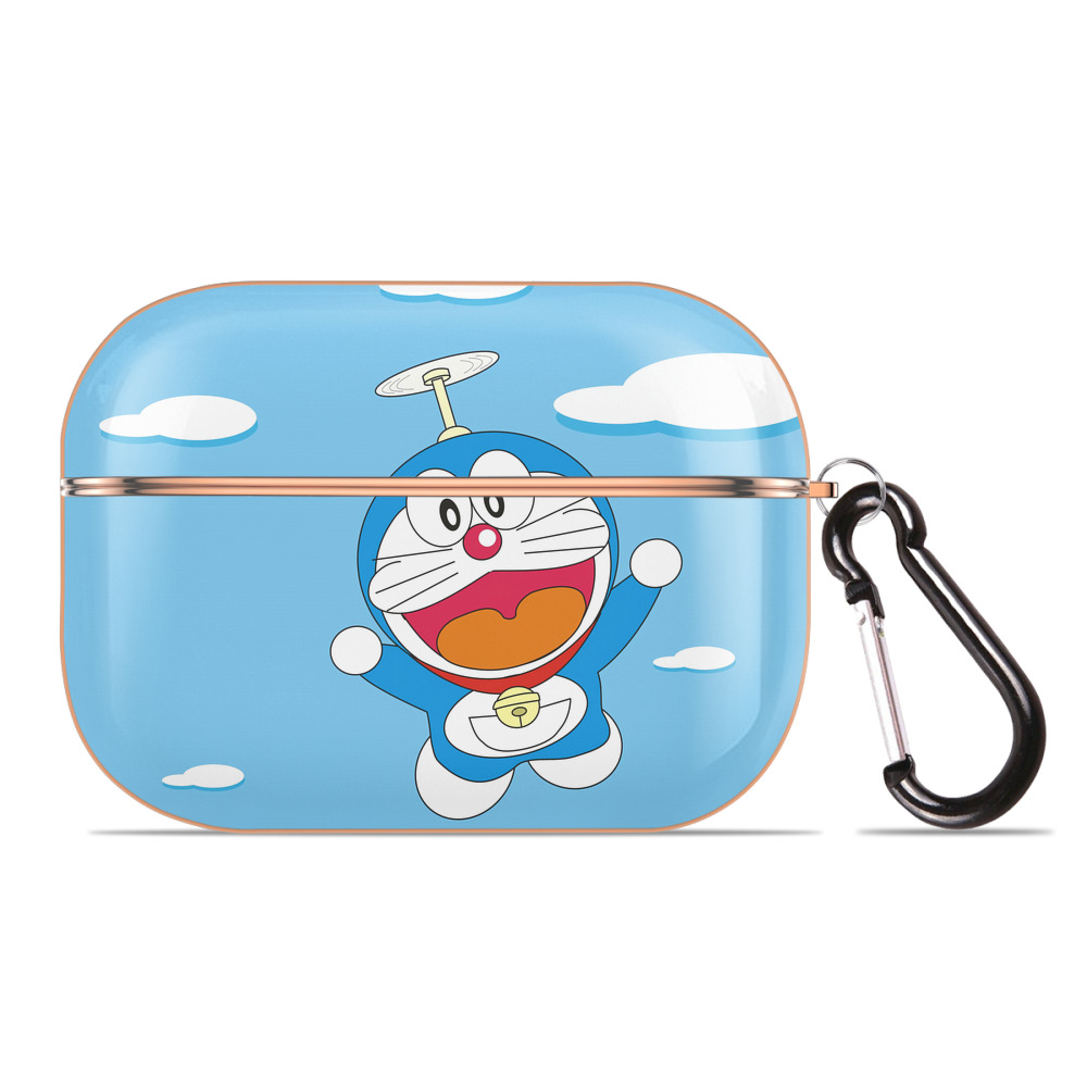 （画像用） ドラえもん Doraemon 【AirPods Pro用】ハードシェル保護ケース｜耐衝撃・防指紋・カラビナ付き商品仕様