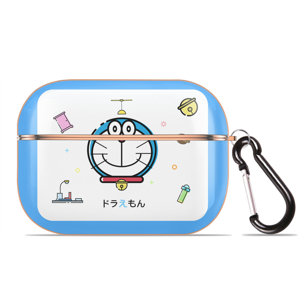 （画像用） ドラえもん Doraemon 【AirPods Pro用】ハードシェル保護ケース｜耐衝撃・防指紋・カラビナ付き商品仕様