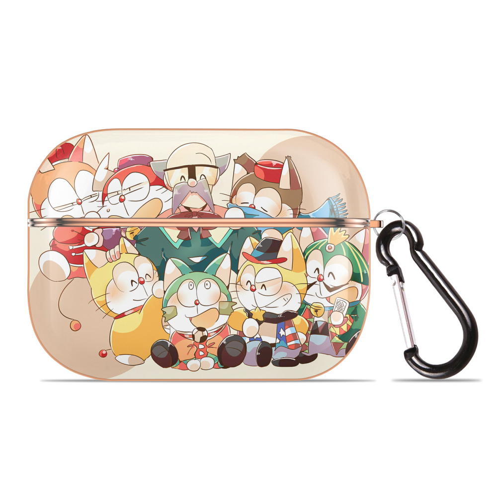 （画像用） ドラえもん Doraemon 【AirPods Pro用】ハードシェル保護ケース｜耐衝撃・防指紋・カラビナ付き商品仕様