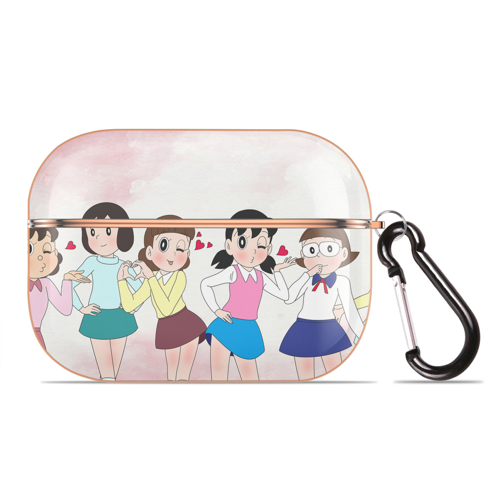 （画像用） ドラえもん Doraemon 【AirPods Pro用】ハードシェル保護ケース｜耐衝撃・防指紋・カラビナ付き商品仕様