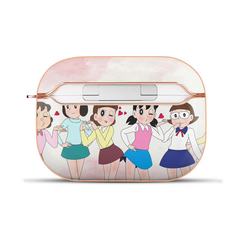 （画像用） ドラえもん Doraemon 【AirPods Pro用】ハードシェル保護ケース｜耐衝撃・防指紋・カラビナ付き商品仕様