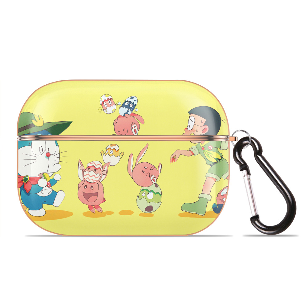 （画像用） ドラえもん Doraemon 【AirPods Pro用】ハードシェル保護ケース｜耐衝撃・防指紋・カラビナ付き商品仕様