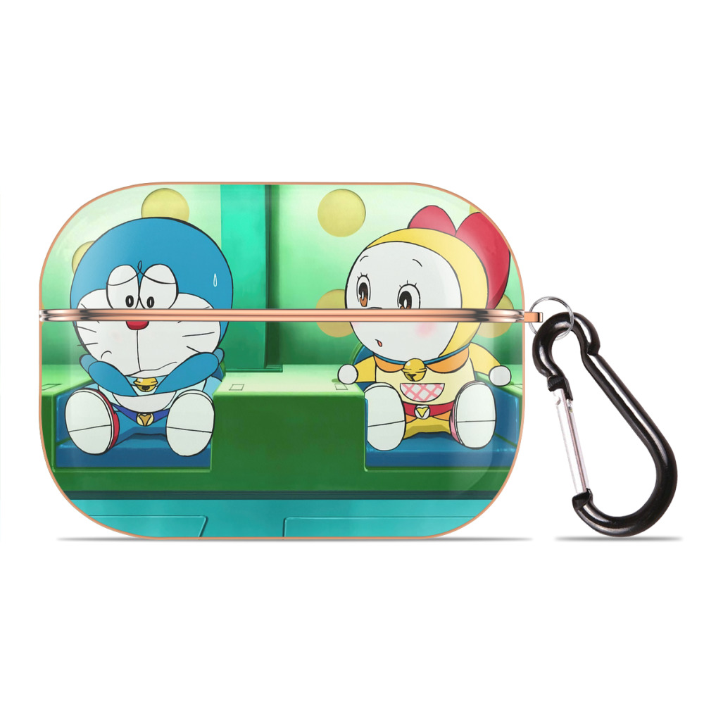 （画像用） ドラえもん Doraemon 【AirPods Pro用】ハードシェル保護ケース｜耐衝撃・防指紋・カラビナ付き商品仕様