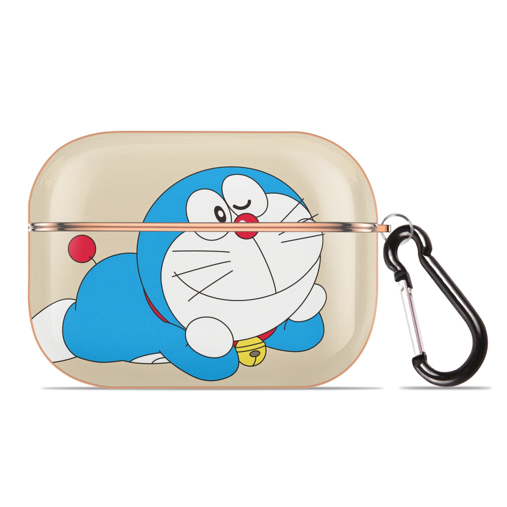 （画像用） ドラえもん Doraemon 【AirPods Pro用】ハードシェル保護ケース｜耐衝撃・防指紋・カラビナ付き商品仕様