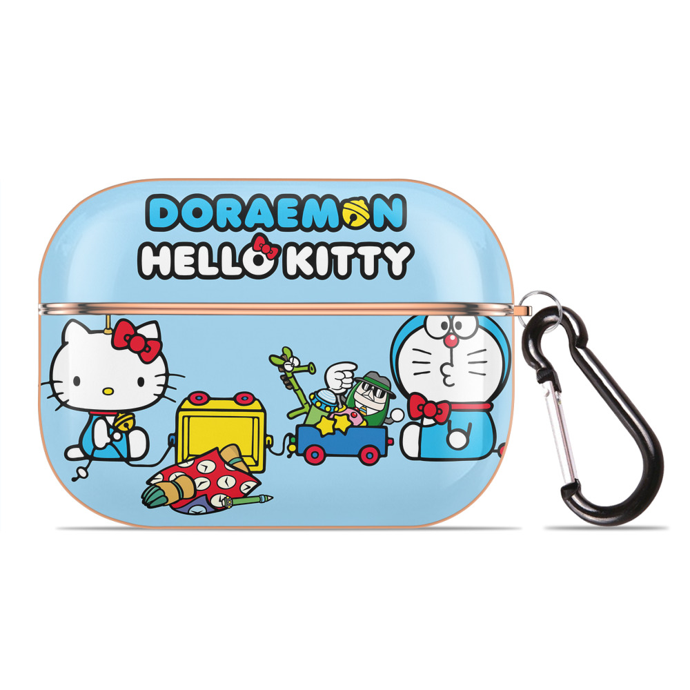 （画像用） ドラえもん Doraemon 【AirPods Pro用】ハードシェル保護ケース｜耐衝撃・防指紋・カラビナ付き商品仕様