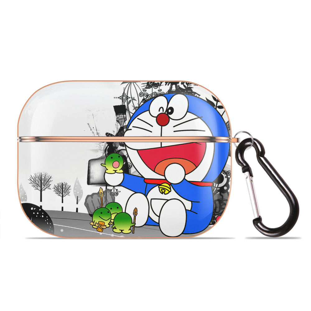 （画像用） ドラえもん Doraemon 【AirPods Pro用】ハードシェル保護ケース｜耐衝撃・防指紋・カラビナ付き商品仕様